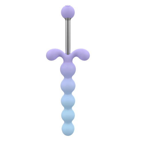 Анальная ёлочка с вибрацией Youivic - 16,4 см.