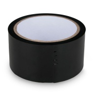 Черная лента для бондажа Easytoys Bondage Tape - 20 м.