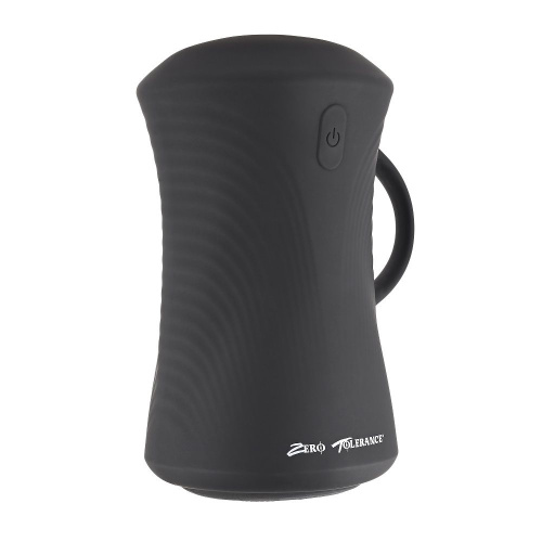 Черный вибромастурбатор с гироскопом Gyro Stroke