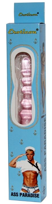 Розовый гелевый вибратор ASS PARADISE