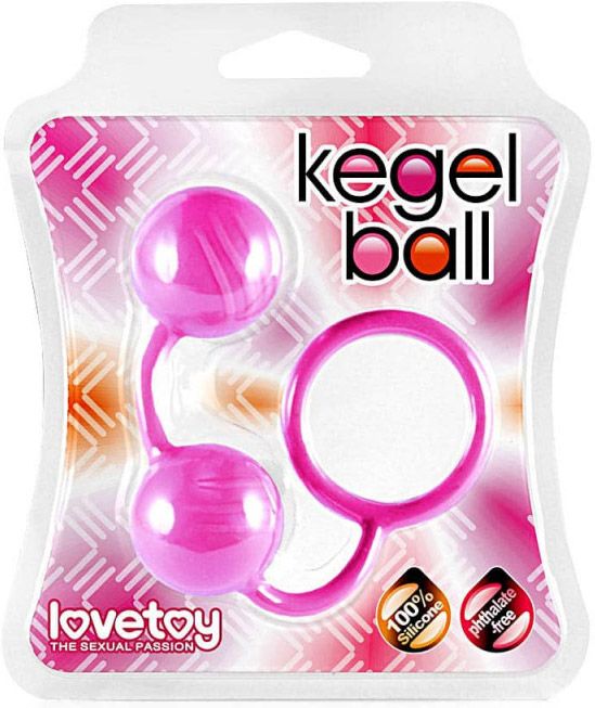 Розовые вагинальные шарики Kegel Ball