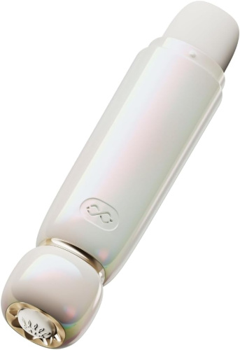 Бежевый вакуумный стимулятор клитора Lia