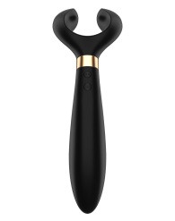 Чёрный вибромассажер для пар Satisfyer Endless Fun