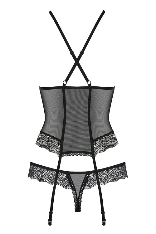 Волнующий полупрозрачный корсаж