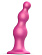 Розовая насадка Strap-On-Me Dildo Plug Beads size L