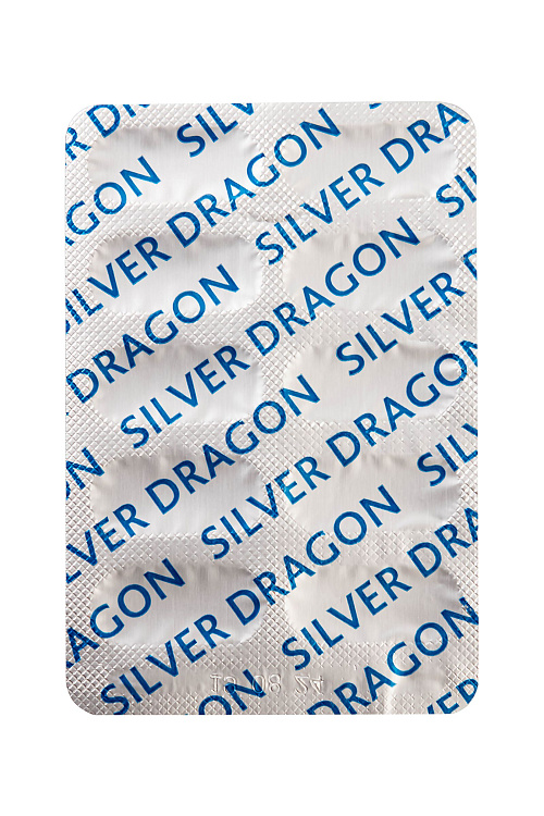 Капсулы для мужчин Erotist Silver Dragon для усиления эрекции - 10 капсул