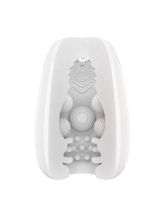 Белый мастурбатор-яйцо Bisedze