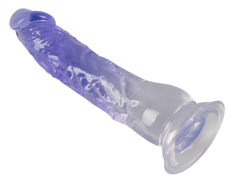Прозрачный фаллоимитатор Clear Dildo на присоске - 22,5 см.