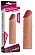 Насадка-фаллоимитатор Super-Realistic Penis - 19,5 см.