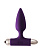 Фиолетовая анальная вибропробка New Edition Glory - 11 см.