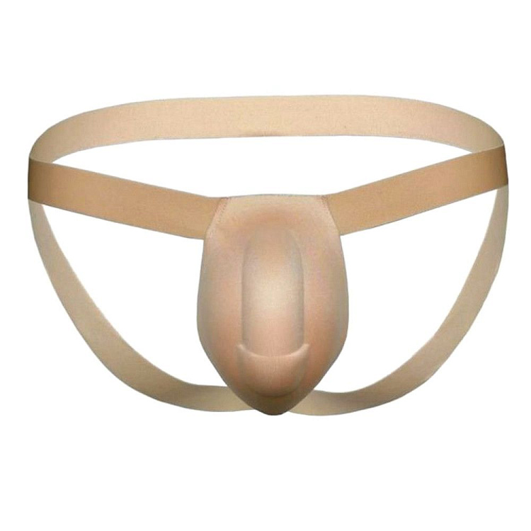 Мужской пуш-ап вкладыш бежевого цвета