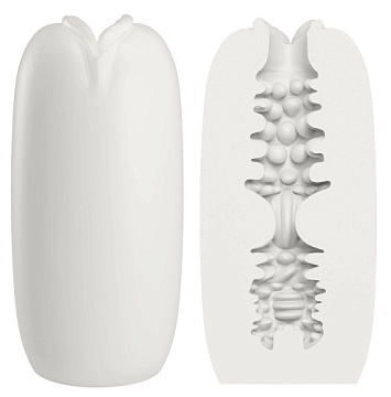 Белый мастурбатор-вагина Olga