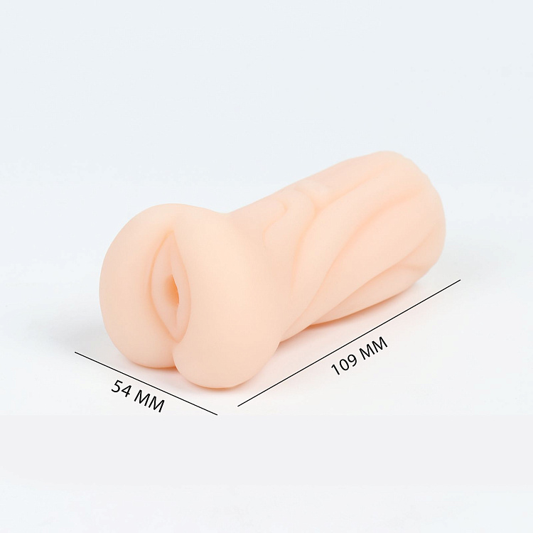 Телесный реалистичный мастурбатор-вагина Yoni Vagina