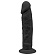 Черный фаллоимитатор на присоске Model 2 - 19,7 см.