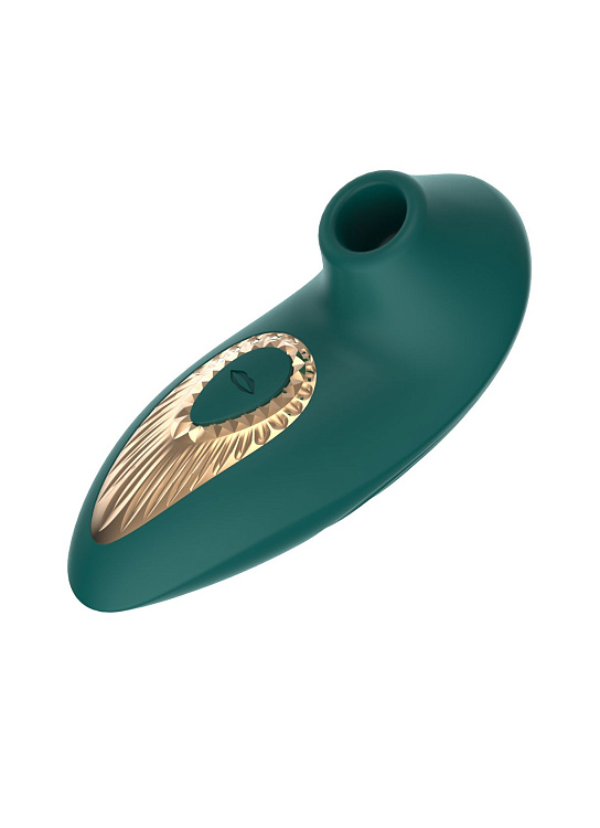 Зеленый вакуумный стимулятор клитора