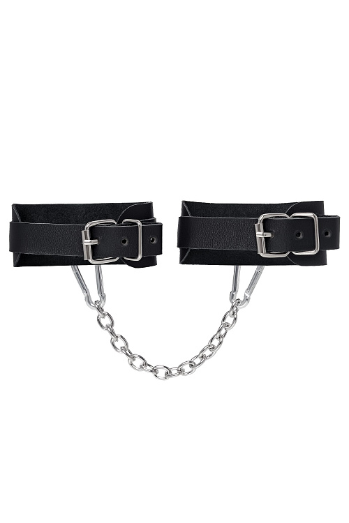 Черные мини-оковы со скруглёнными углами
