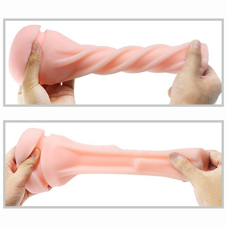 Черный мастурбатор-вагина с вибропулей и пультом ДУ