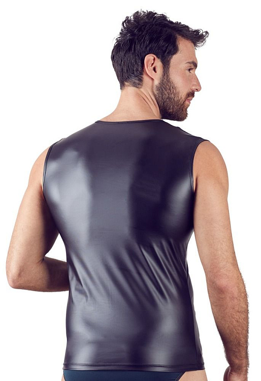 Сексуальная мужская майка с контрастными полосами