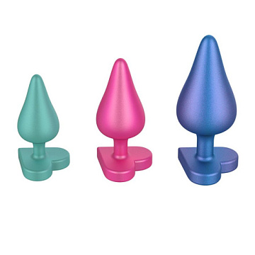 Набор из 3 анальных пробок Romp Luster