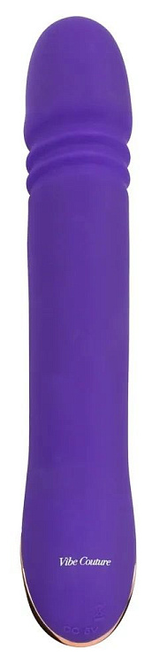 Фиолетовый вибратор-кролик Stoss Stange - 23 см.