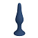 Синяя анальная пробка Slim Anal Plug S - 10,3 см.