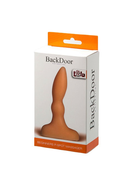 Анальный стимулятор телесного цвета Beginners p-spot massager flash - 11 см.