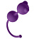 Фиолетовые вагинальные шарики Emotions Foxy