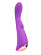 Фиолетовый вибратор для G-стимуляции - 19,1 см.