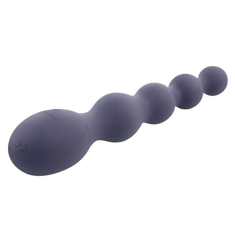 Серый вибростимулятор Rumpy Bumpy - 17,5 см.