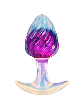 Лиловая анальная пробка - 9 см.