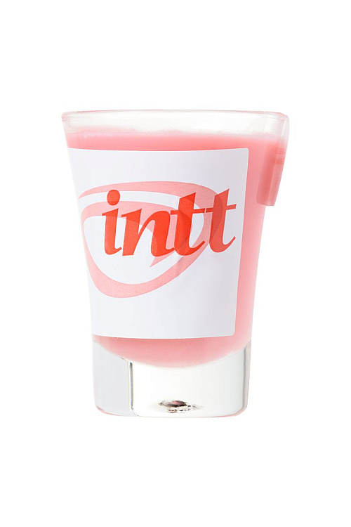 Массажная свеча для поцелуев Strawberry с ароматом клубники - 30 гр.