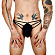 Черные сексуальные трусы-стринги на тонких бретелях