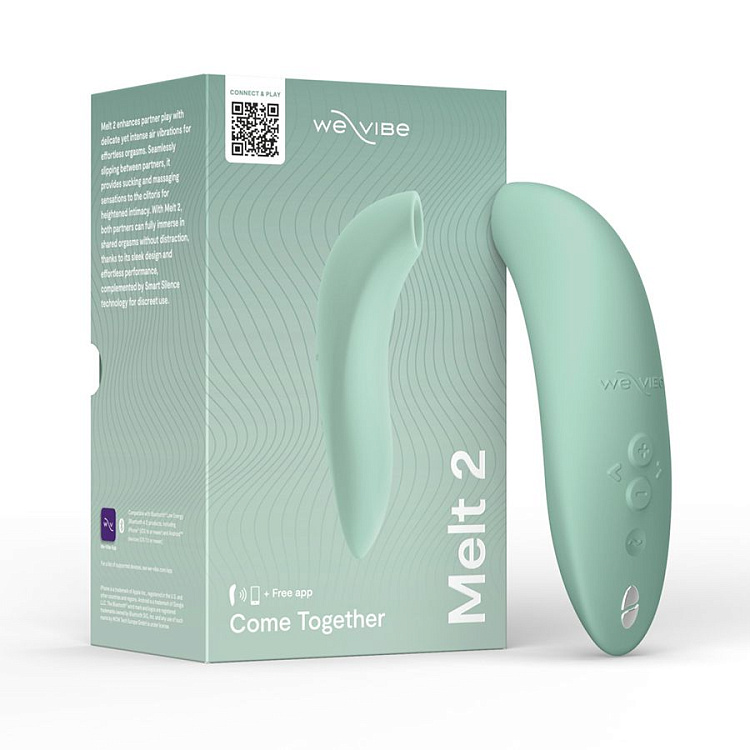 Мятный бесконтактный клиторальный стимулятор We-Vibe Melt 2