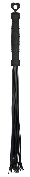 Силиконовая многохвостая плетка Peitsche Silikon - 50 см.