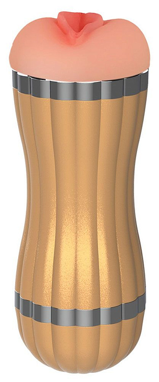 Мастурбатор-вагина с вибрацией в колбе Bevis