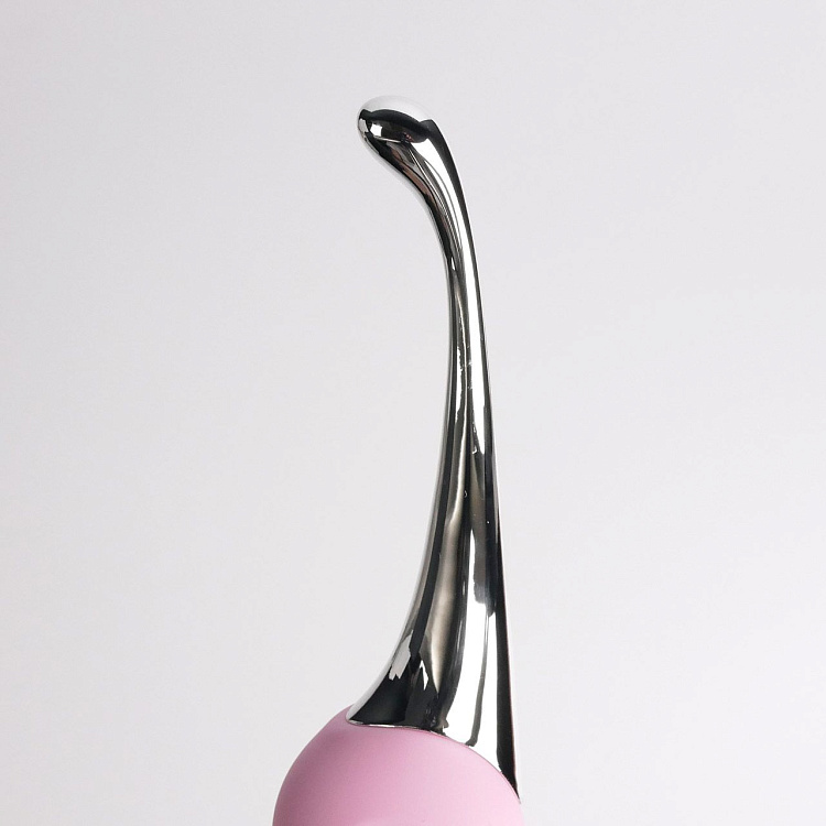 Розовый клиторальный вибростимулятор Youvic