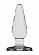 Стеклянная анальная пробка Butt Plug Basic 5 Inch - 12,7 см.