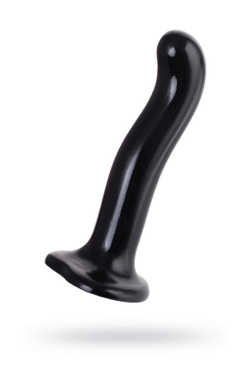 Черный стимулятор для пар P G-Spot Dildo Size L - 19 см.