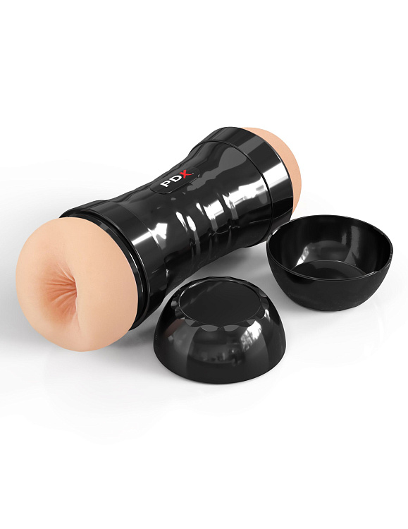 Двусторонний мастурбатор в колбе Super Flip-A-Pussy Over