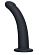 Черный анальный фаллоимитатор Serpens - 14 см.