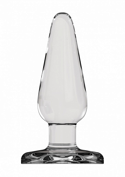 Стеклянная анальная пробка Butt Plug Basic 5 Inch - 12,7 см.