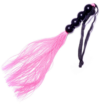 Розовая силиконовая плеть - 35,5 см.