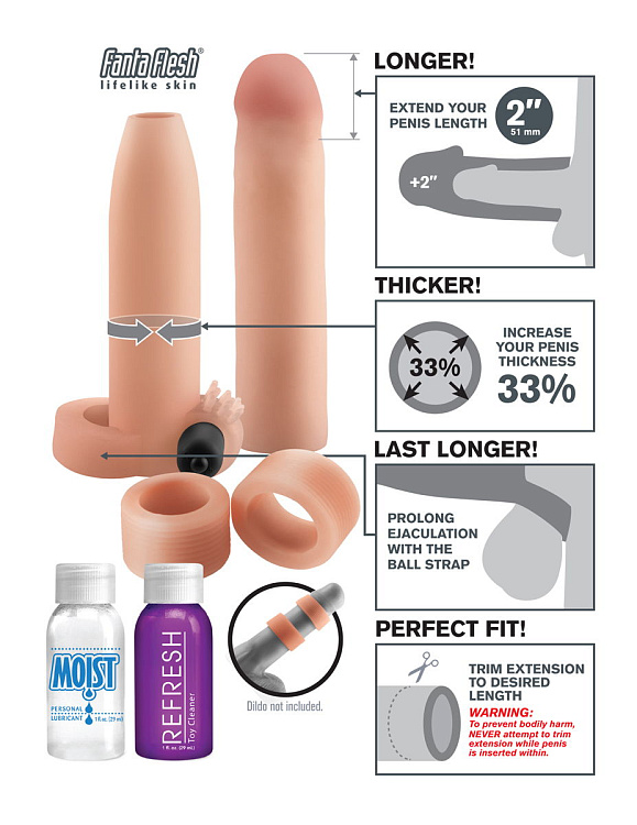 Комплект телесных насадок и колец Ultimate Enhancement Kit