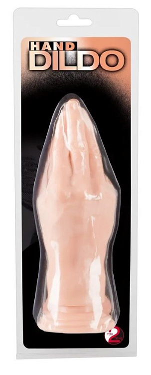 Телесный массажер-рука для фистинга Hand Dildo - 21 см.