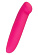 Розовый мини-вибратор Juice - 12 см.