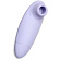 Фиолетовый вакуумный стимулятор клитора So Divine Pearl - 10 см.