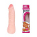 Реалистичный фаллоимитатор с рельефом - 16,3 см.