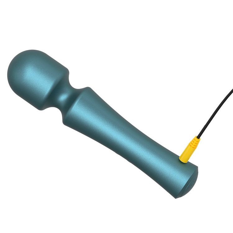 Зеленый wand-вибратор Romp Presto - 20 см.