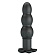 Черный анальный вибростимулятор Jadier - 11 см.