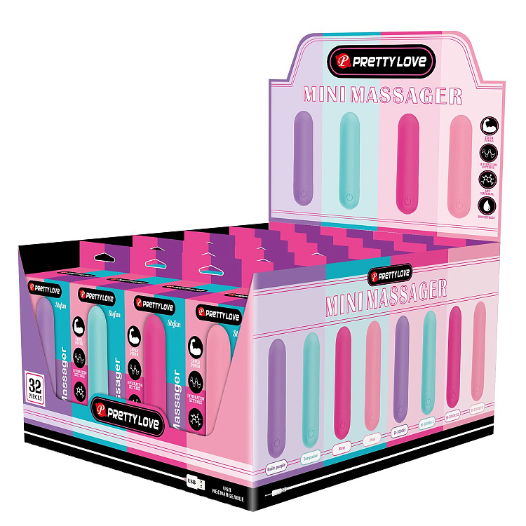 Набор из 32 вибропуль Stefan